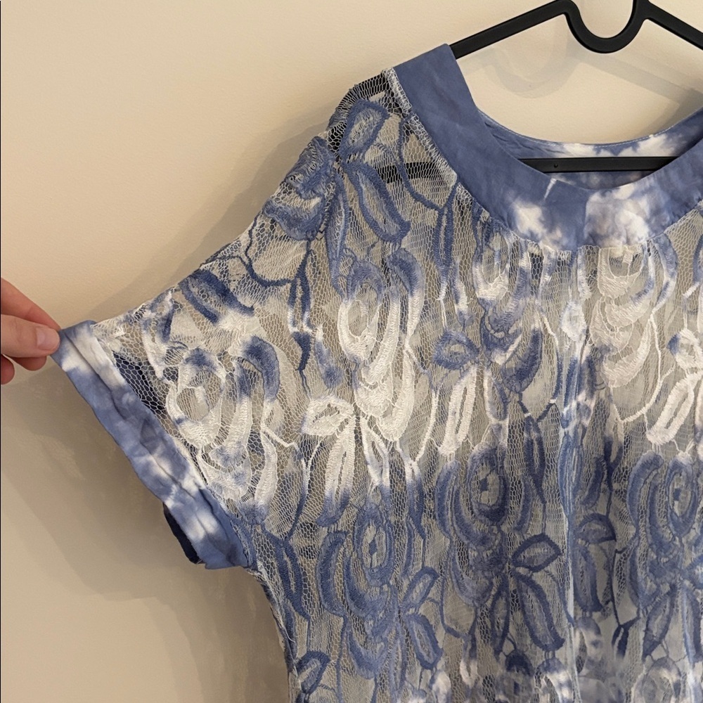 Kaktus Lace Tie Dye Blouse